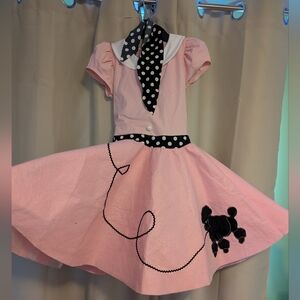 Weissman hound dog poodle skirt jazz costume size child large